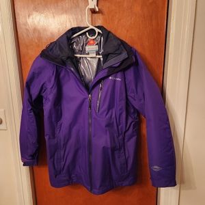 Purple winter coat